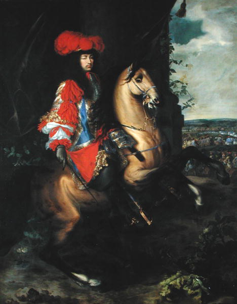 Portrait équestre de Louis XIV