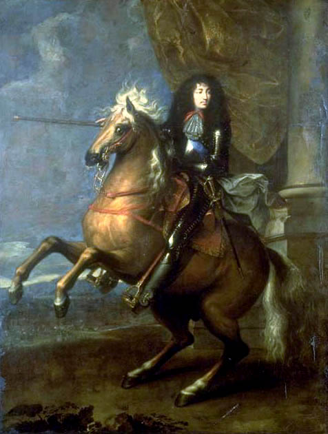 Portrait équestre de Louis XIV