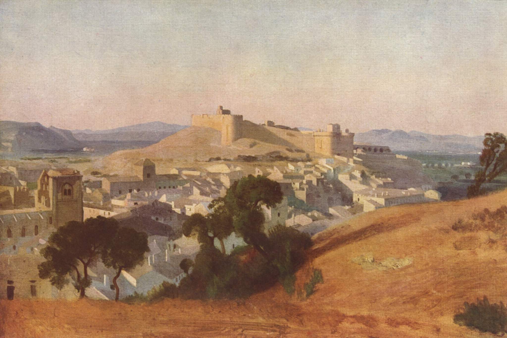 Vue de Villeneuve-Les-Avignon, le Fort Saint-André
