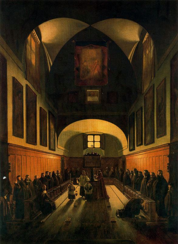 Le Chœur de la Chapelle des Capucins à Rome