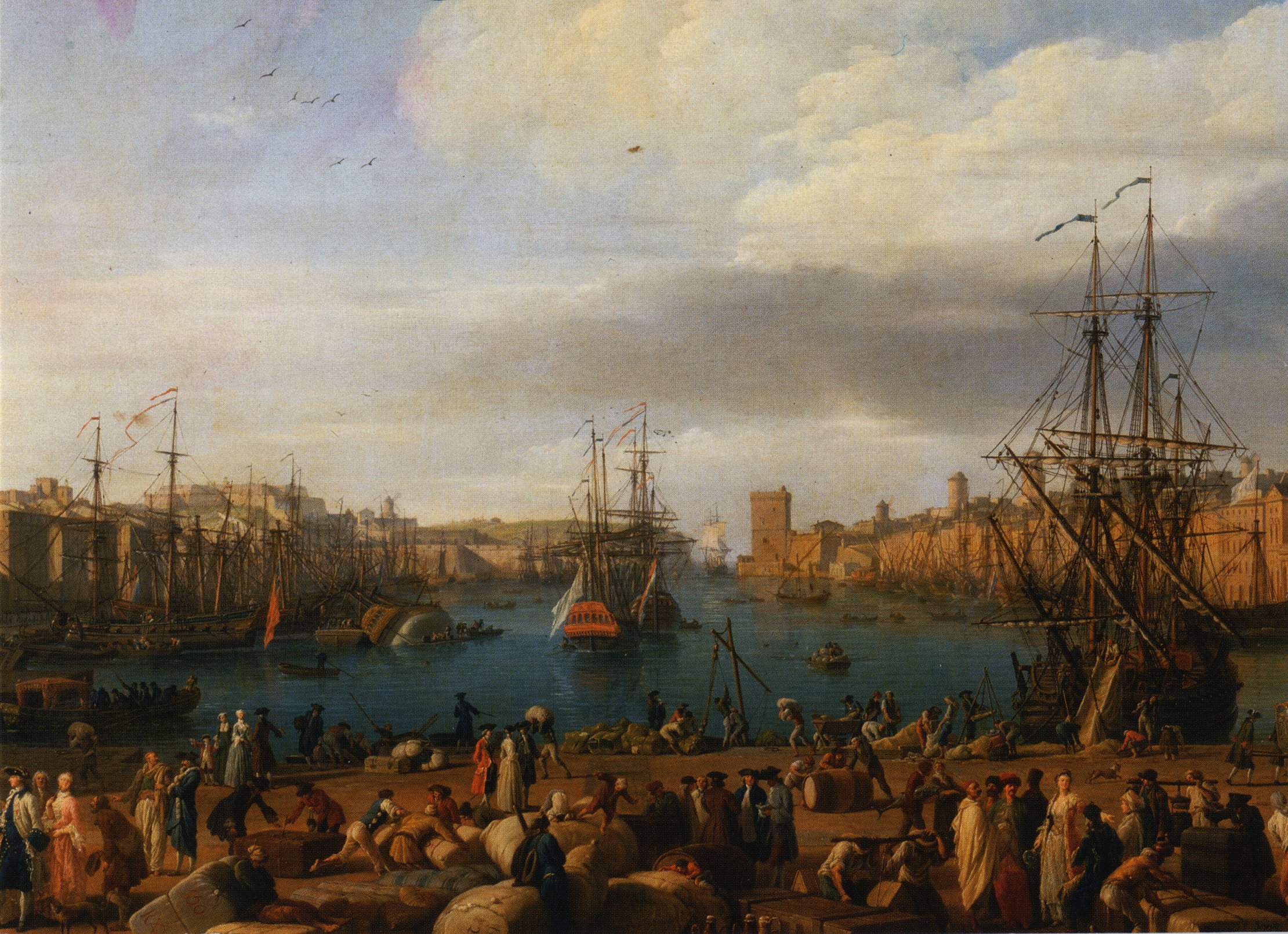 Intérieur du port de Marseille