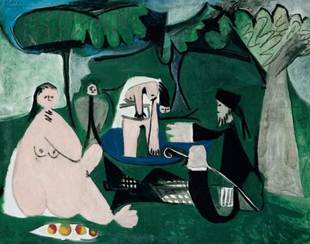 Le Déjeuner sur l’herbe d’après Manet