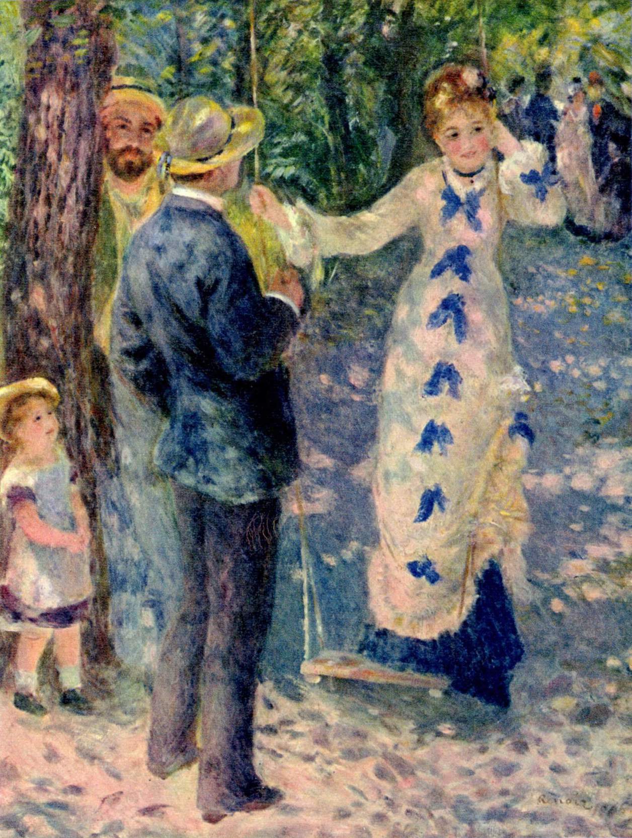 Sur la balançoire