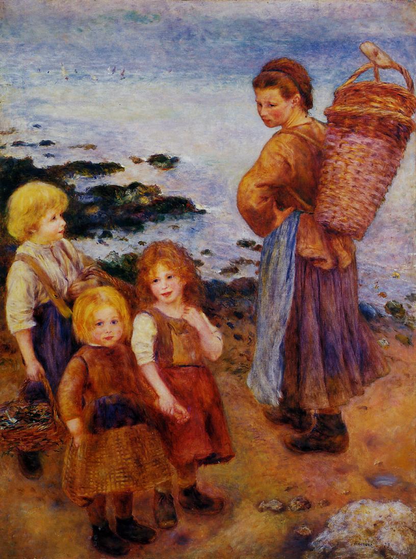Les pêcheuses de moules à Berneval