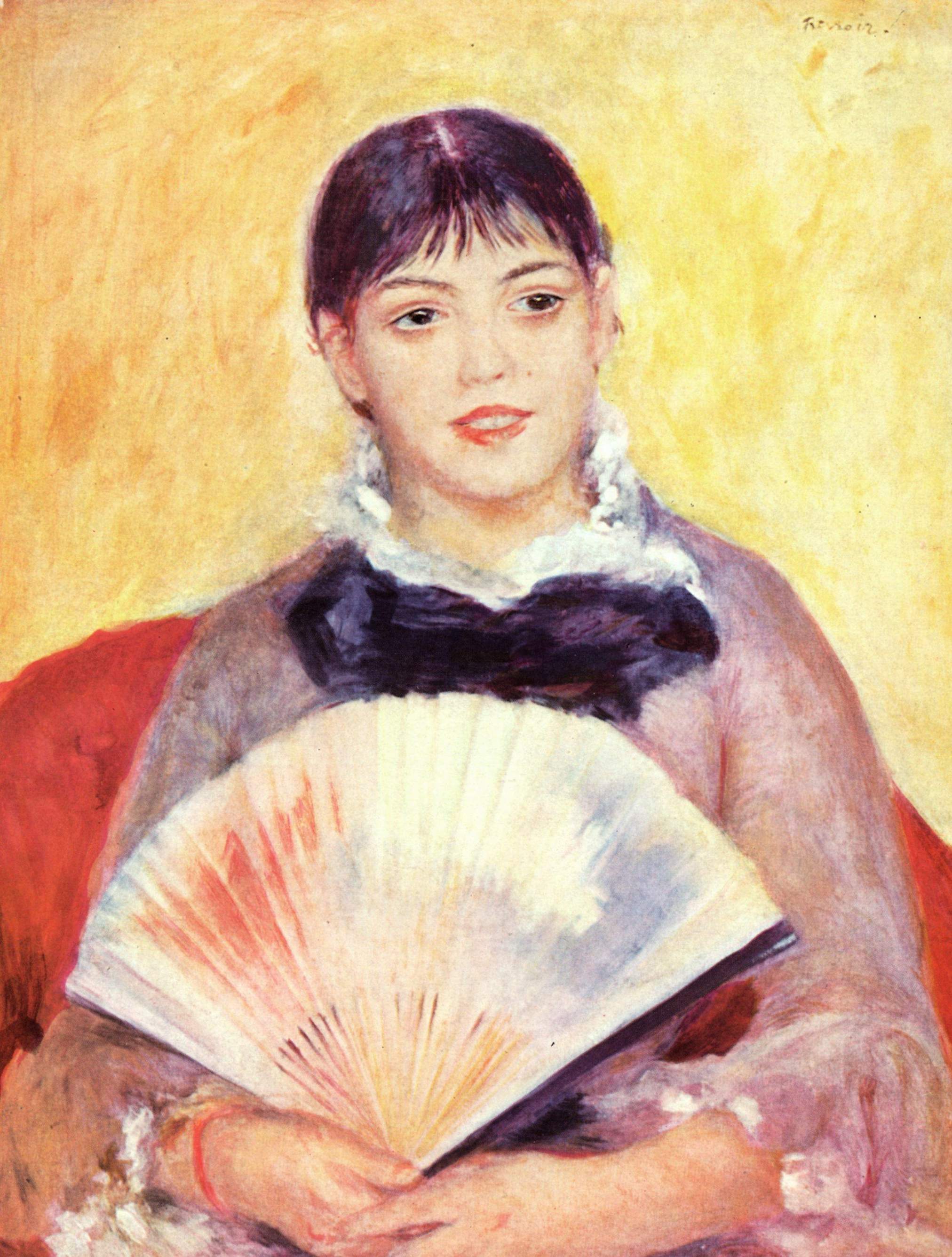 La femme à l'éventail