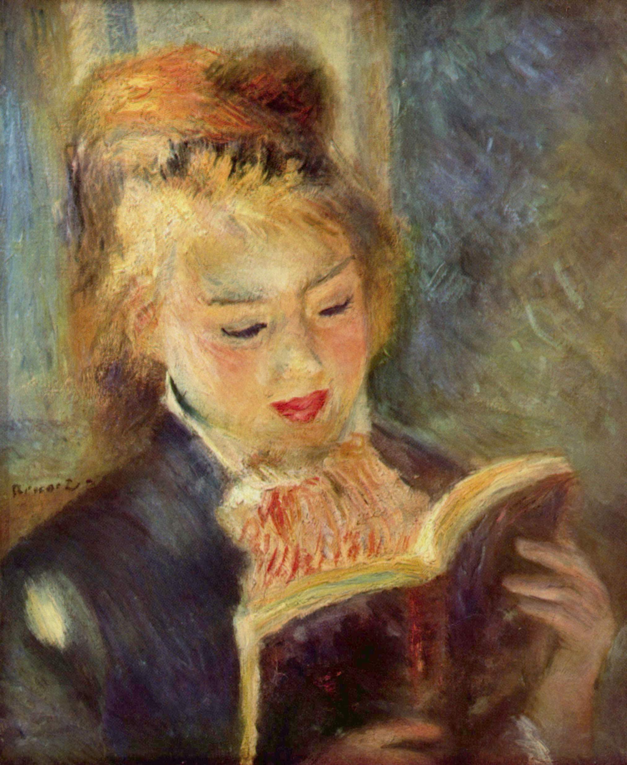 Jeune fille lisant