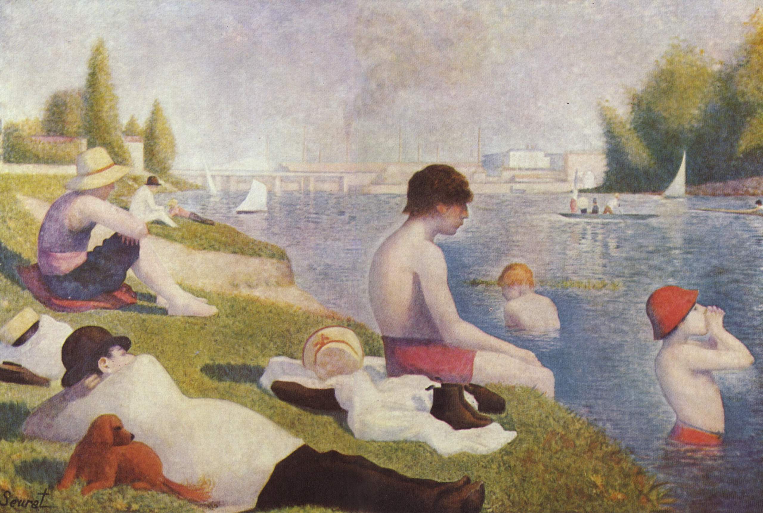 Une baignade à Asnières