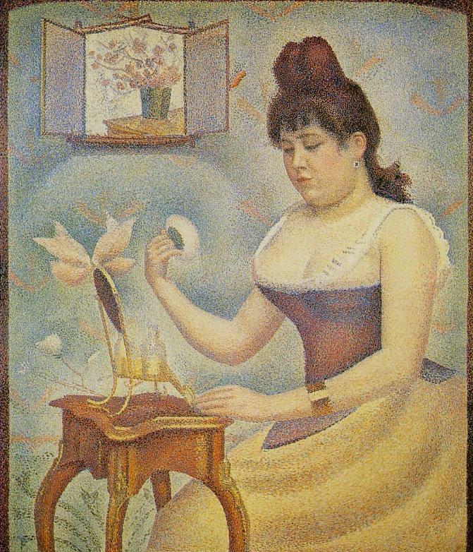 Jeune Femme se poudrant