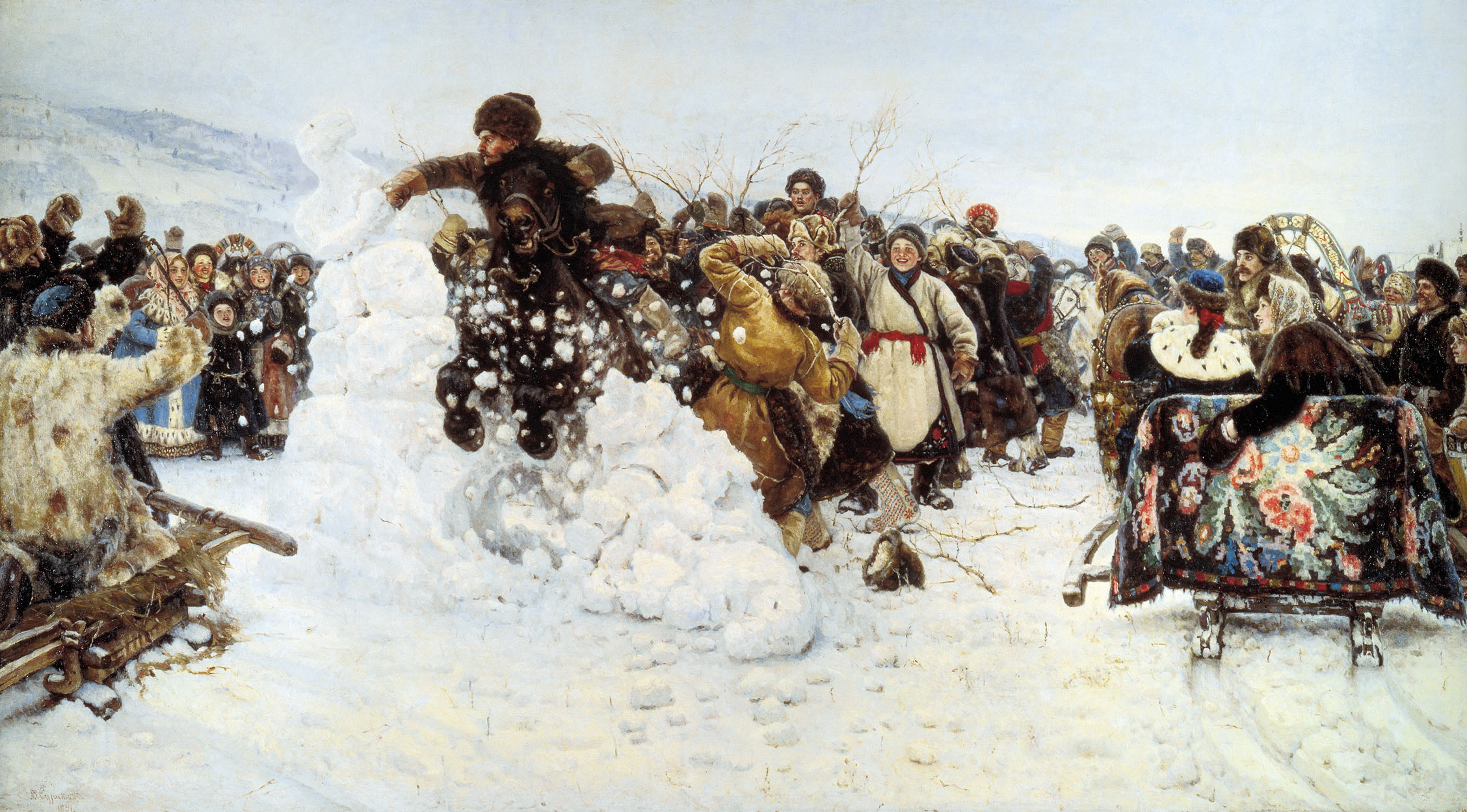 La Prise de la forteresse de neige
