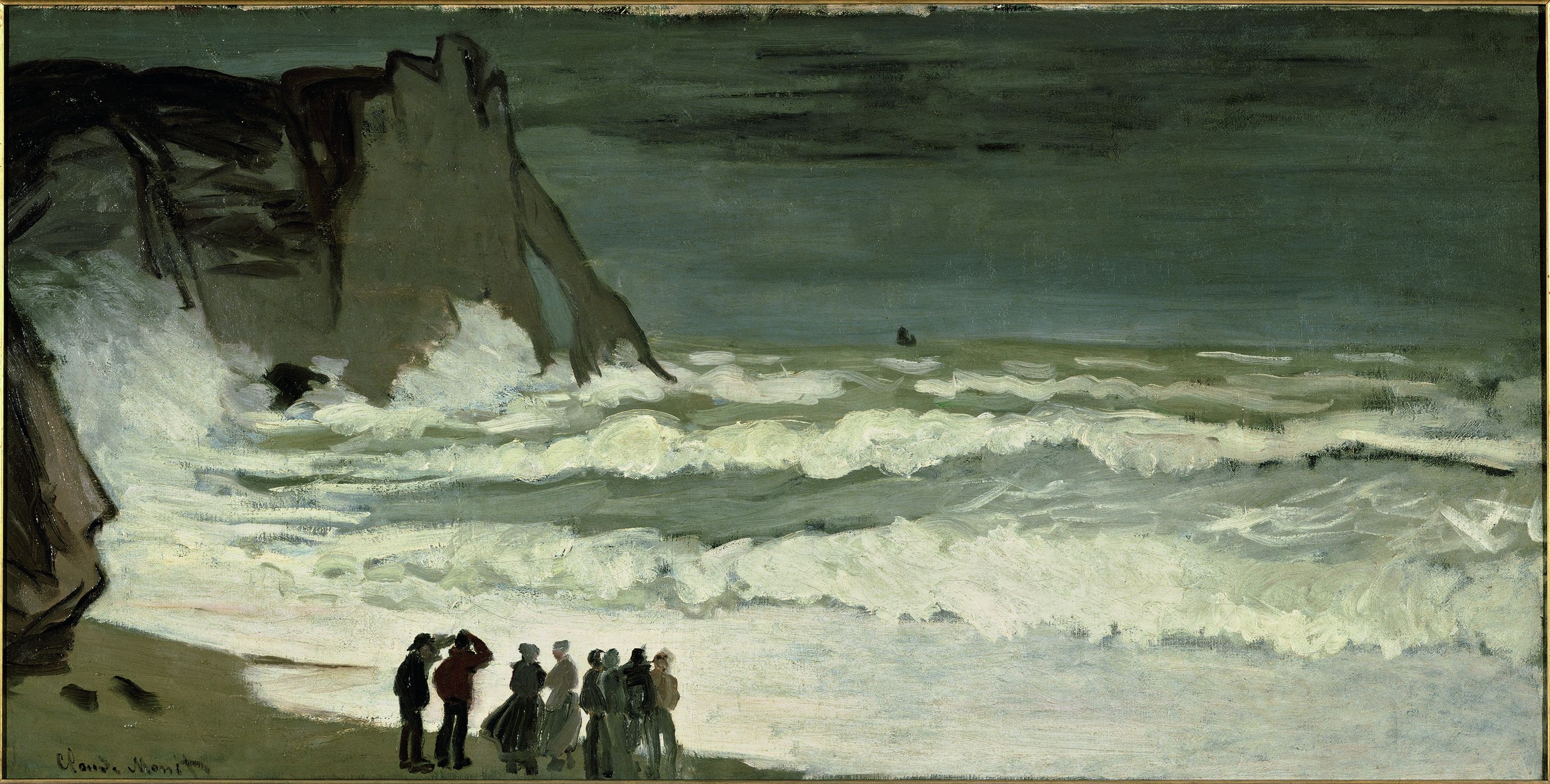 Grosse mer à Etretat