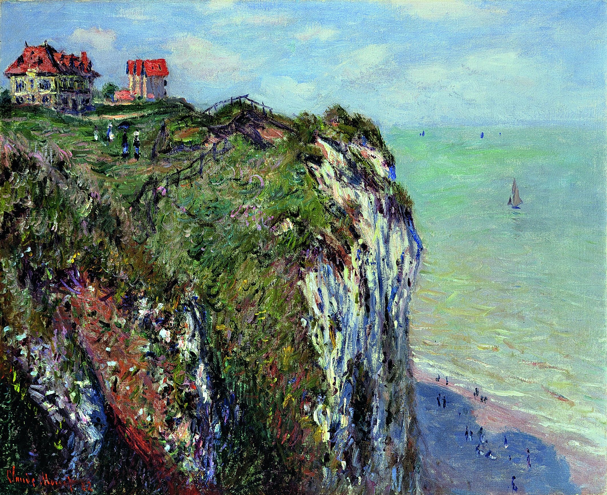 La falaise à Dieppe