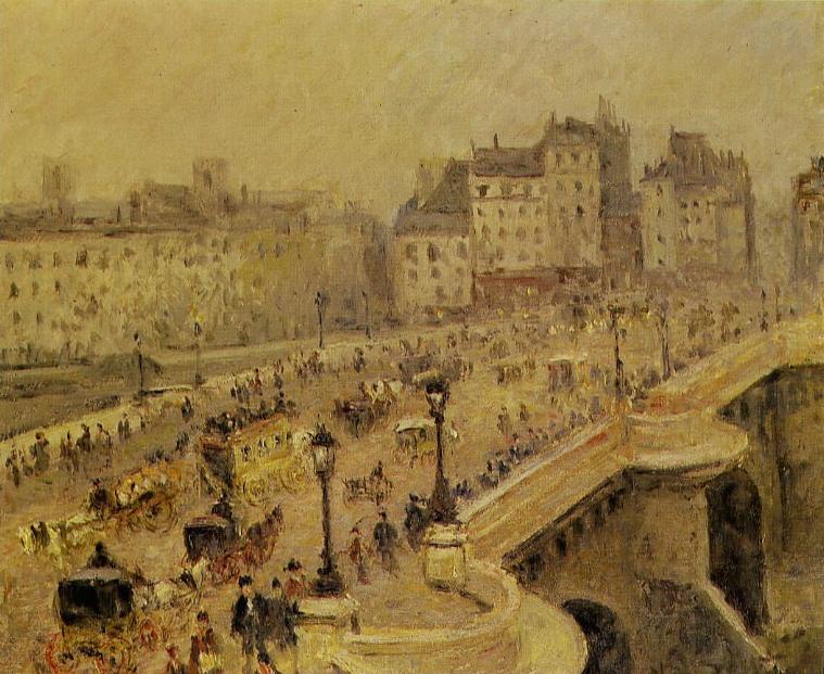 Pont-Neuf, brouillard