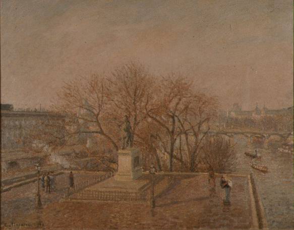 Le pont neuf un matin d'hiver