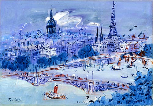 La Seine au pont du Carrousel