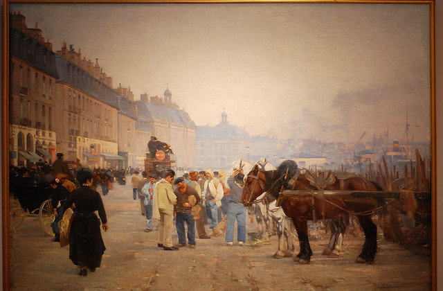 Les quais de Bordeaux, le matin