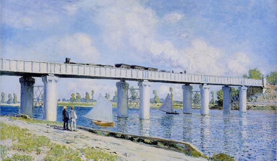 Le Pont du chemin de fer à Argenteuil