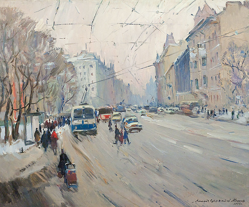 Sur l'avenue Souvorov