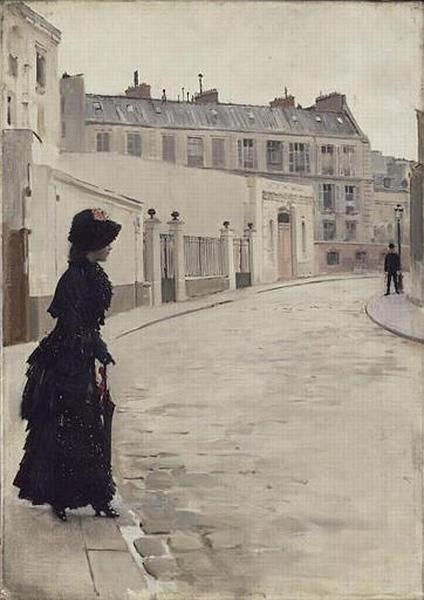 L'attente, Rue de Chateaubriand