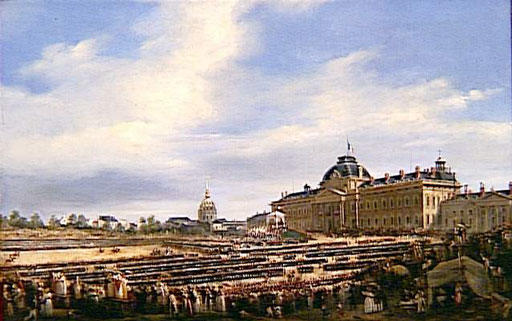 Distribution des drapeaux à la Garde Nationale, le 29 août 1830