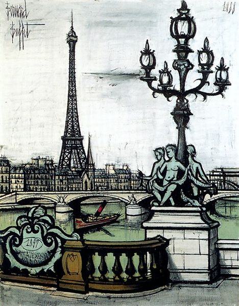 Tour Eiffel vue du pont Alexandre III