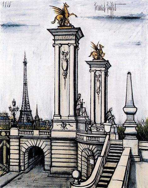 Tour Eiffel vue du pont Alexandre III