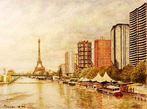La Seine et la Tour Eiffel