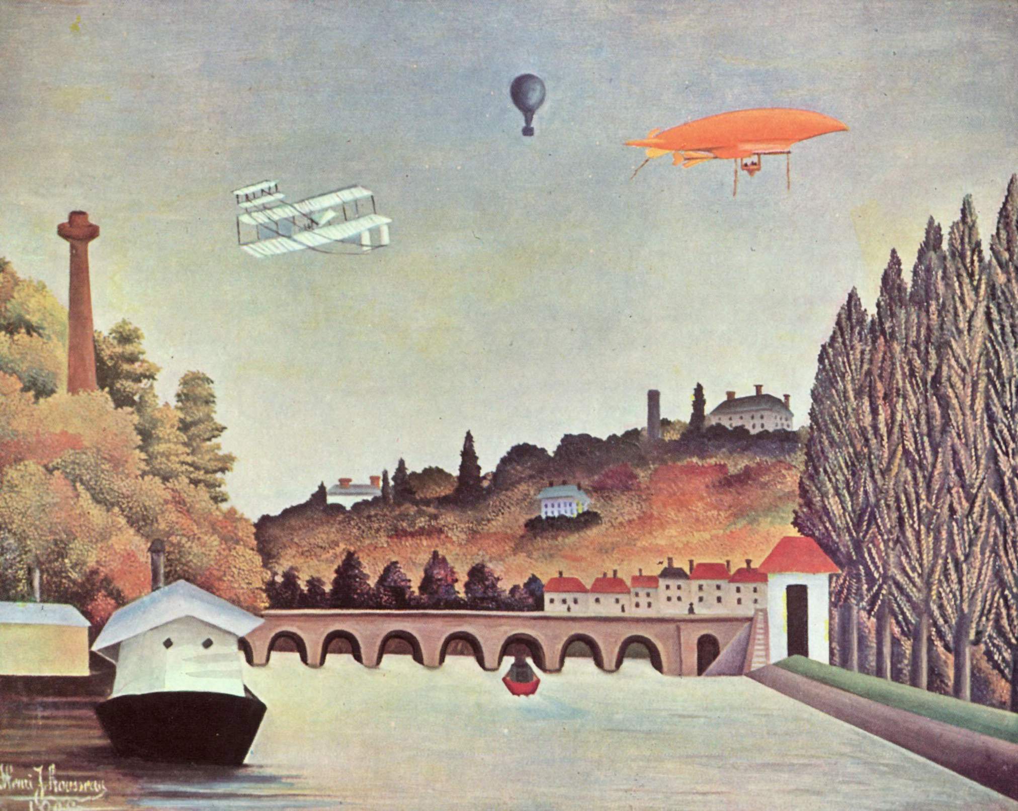 Vue du pont de Sèvres