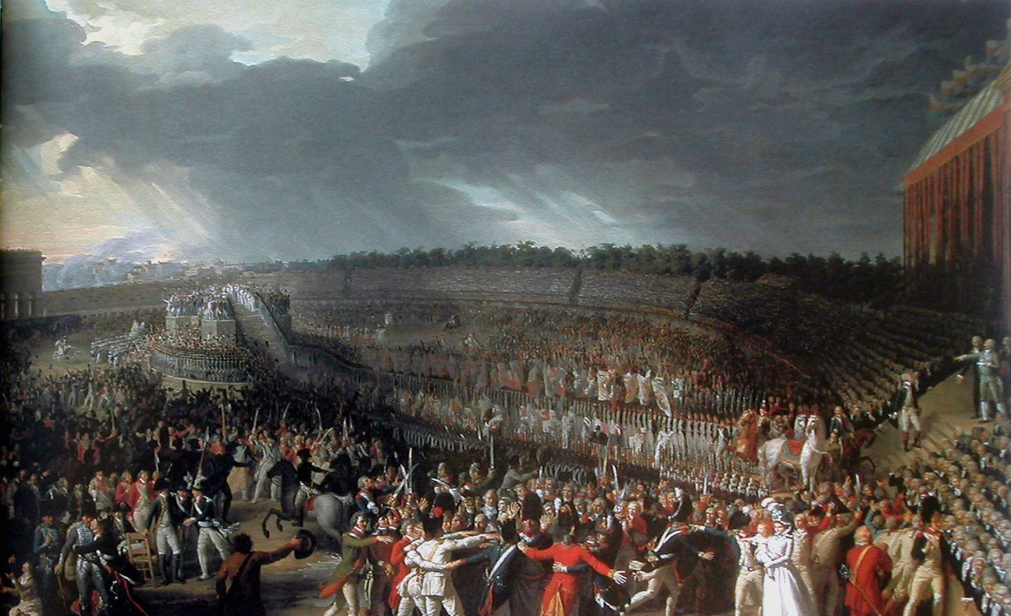 La Fête de la Fédération, le 14 juillet 1790, au Champ-de-Mars