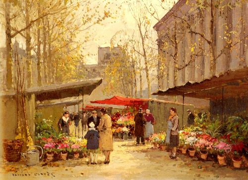 Marche Aux Fleurs à La Madeleine