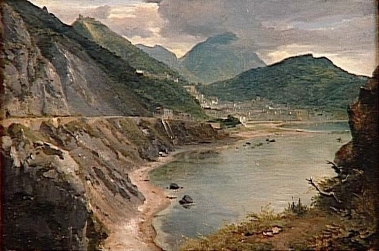Vue de la ville et du golfe de Salerne