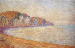 Falaise la matin à Pourville