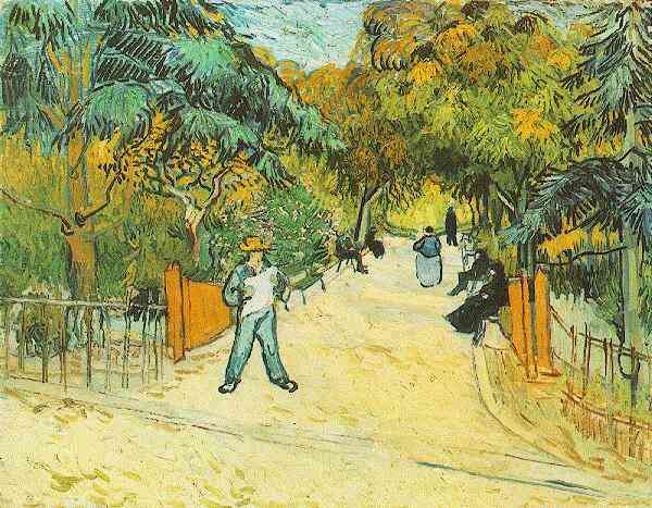 L'entrée du jardin d'été (Arles)
