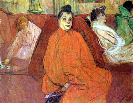 Au salon, Le divan