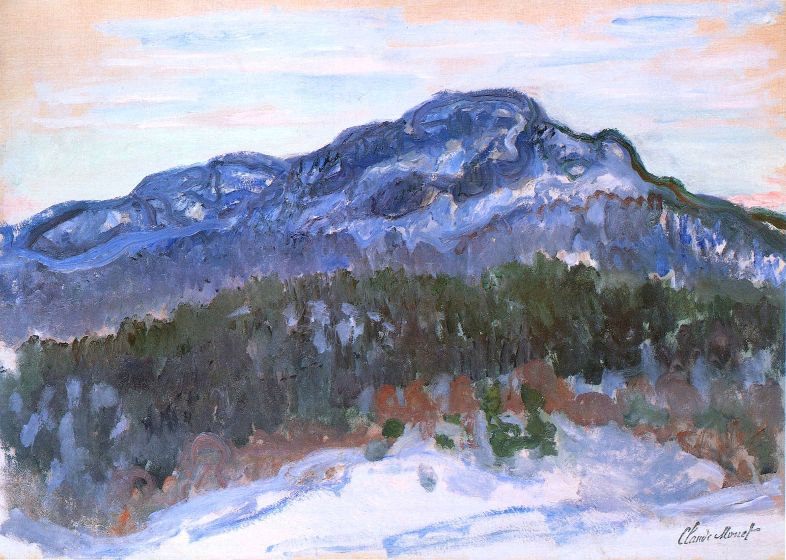 Le mont Kolsaas en Norvège