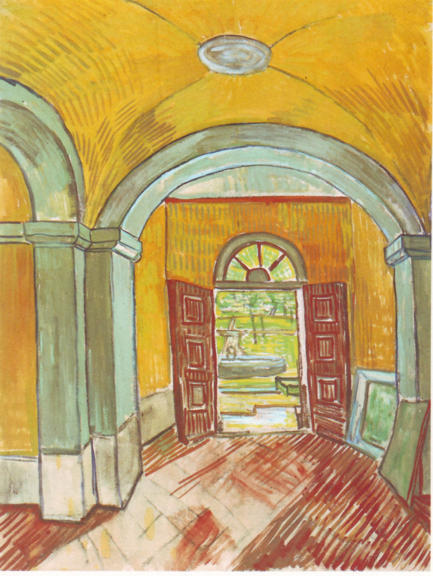 Entrance of the Hospital, Saint-Remy