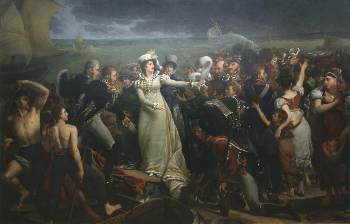 L’Embarquement de la duchesse d’Angoulême à Pauillac