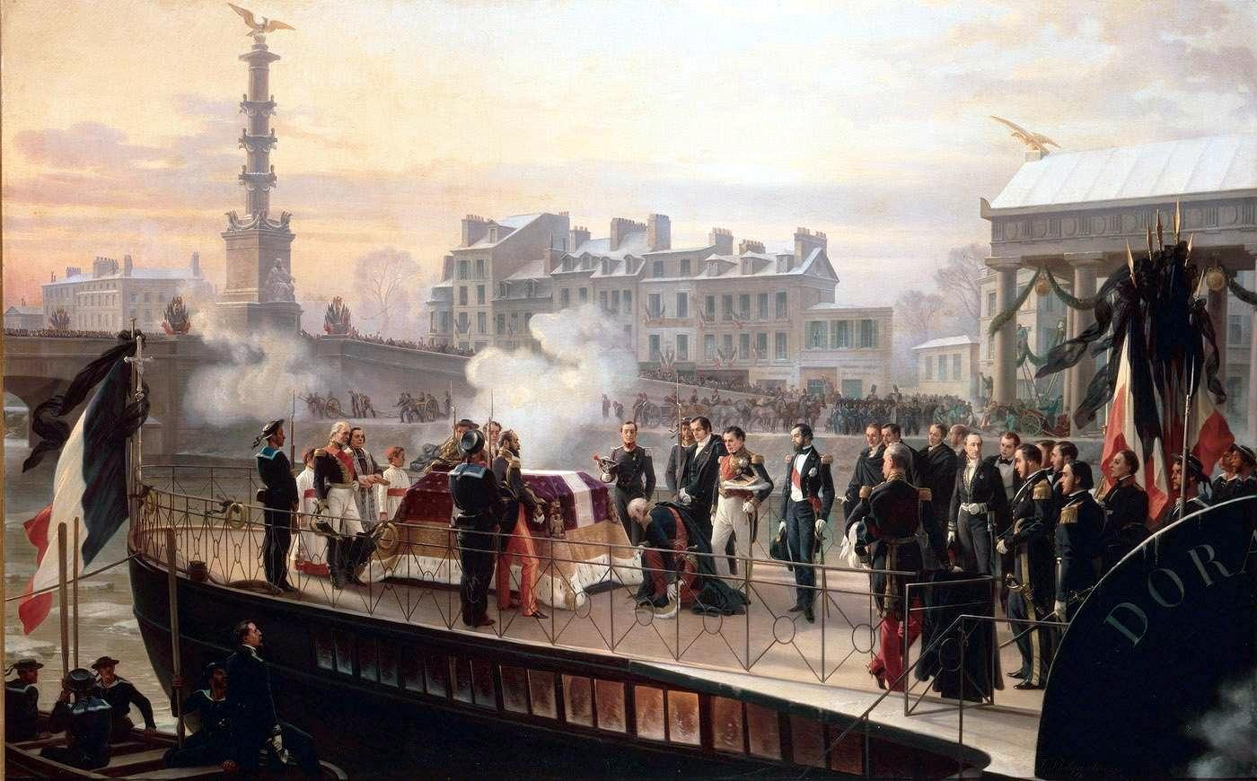 Arrivée des cendres de Napoléon à Courbevoie