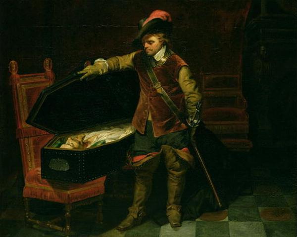 Cromwell au cercueil de Charles Ier d'Angleterre