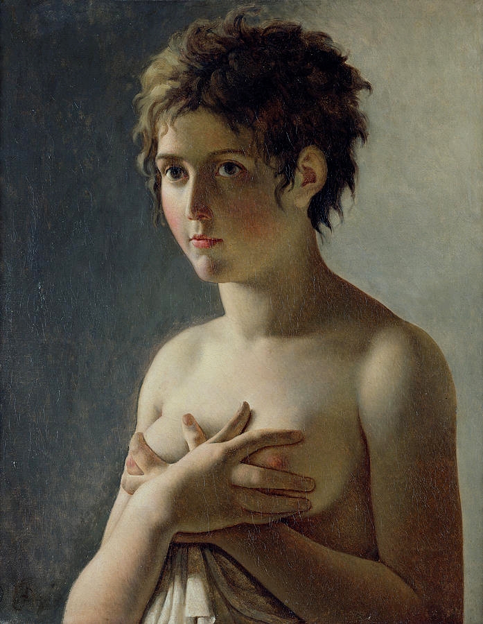 Jeune fille en buste