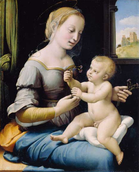 Madone aux œillets