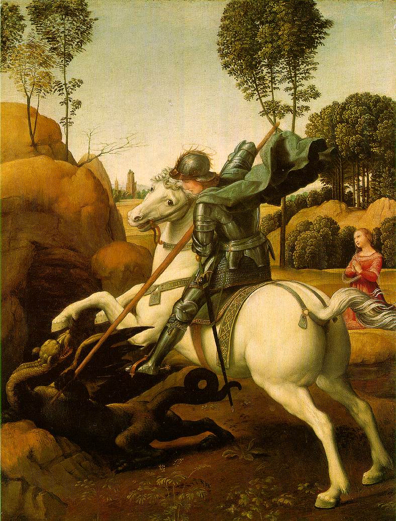 Saint Georges terrassant le dragon