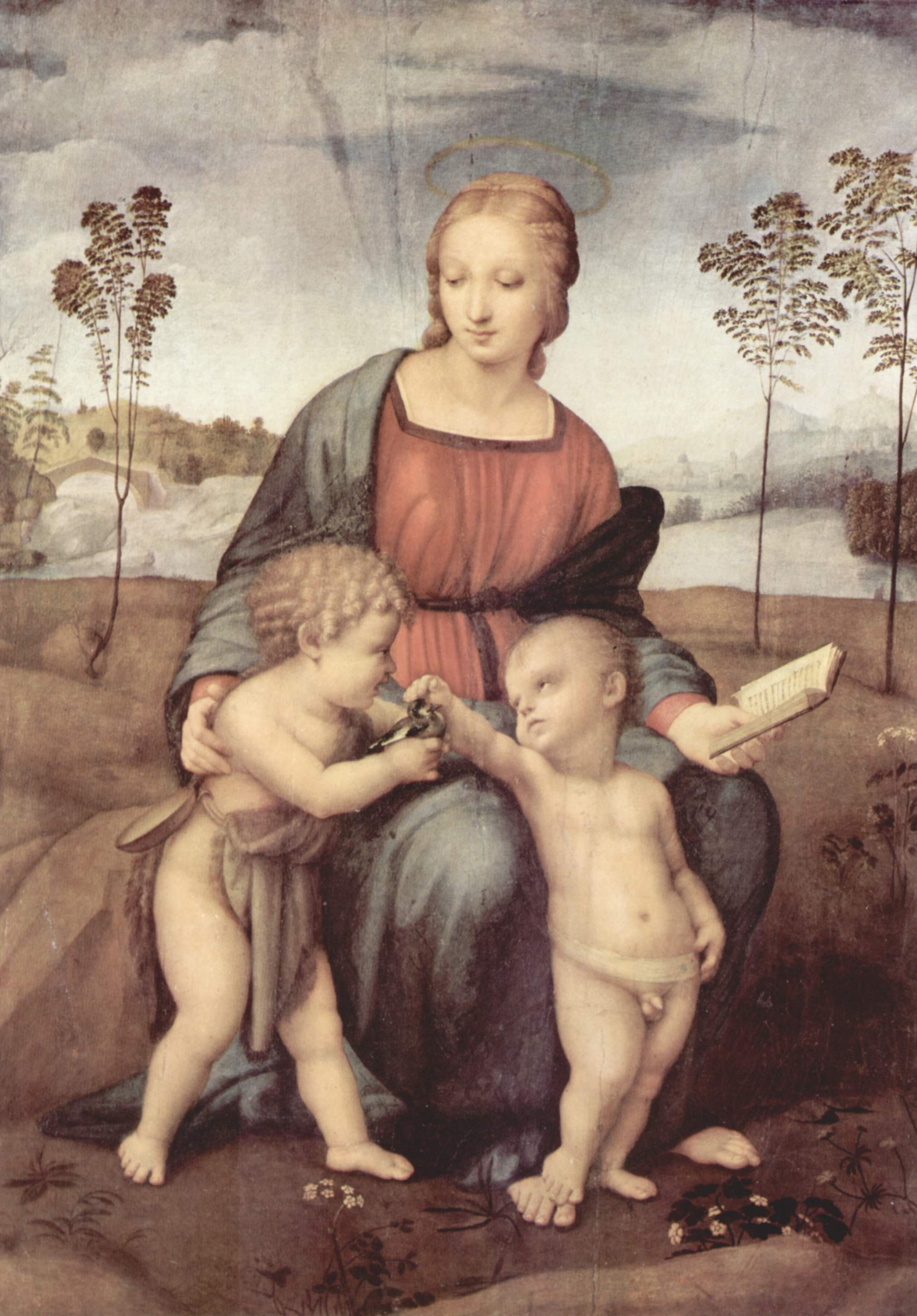 La Vierge Marie avec Jésus et saint Jean-Baptiste