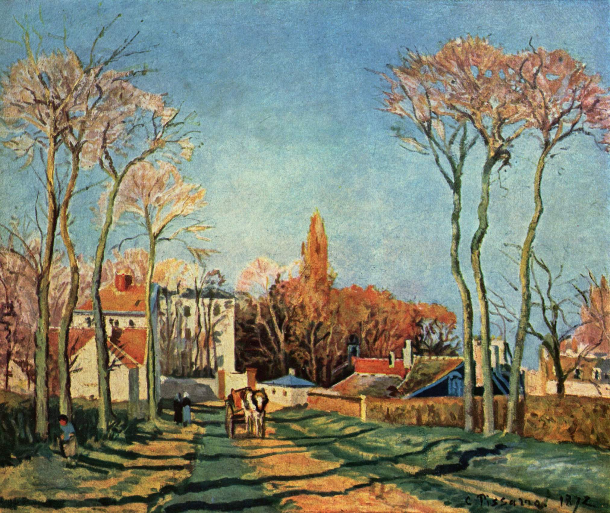 Entrée du village de Voisins