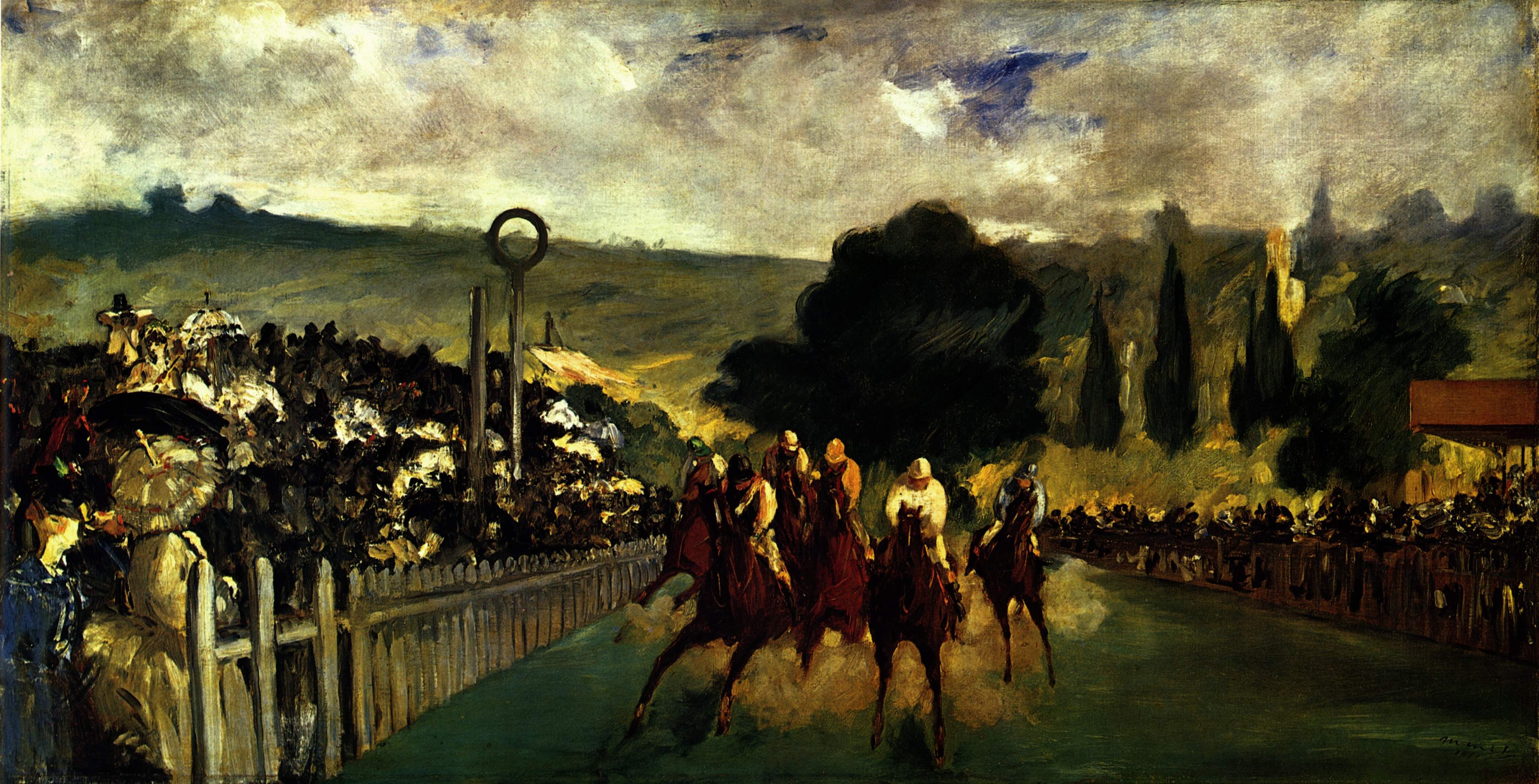 Les Courses à Longchamp