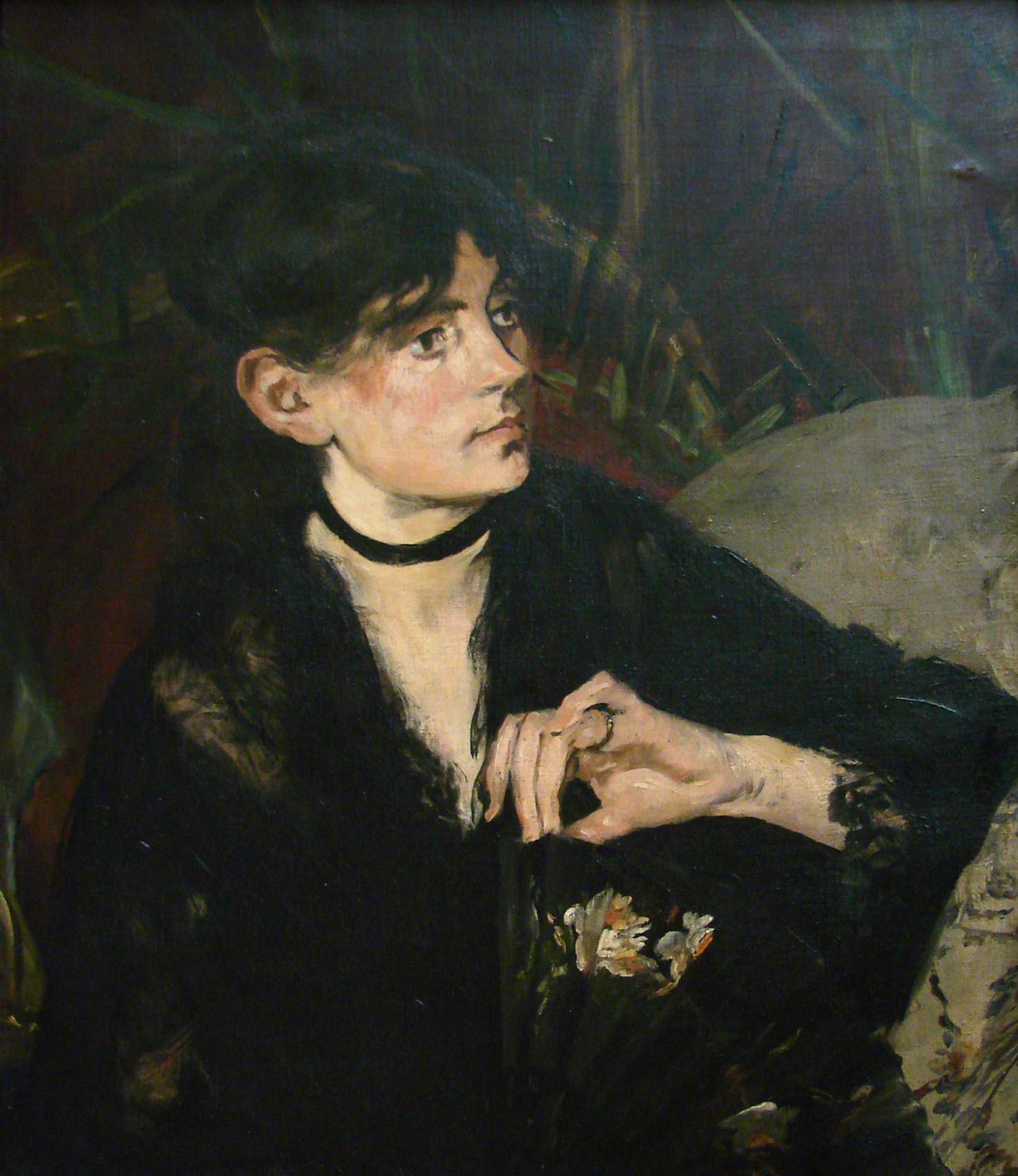 Portrait de Berthe Morisot à l'éventail