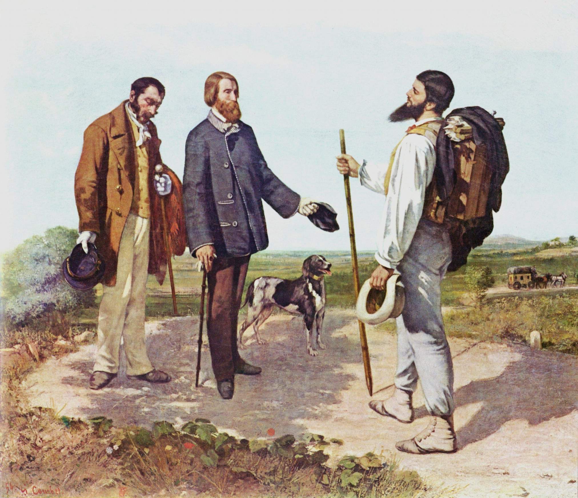 La rencontre, ou "Bonjour Monsieur Courbet"