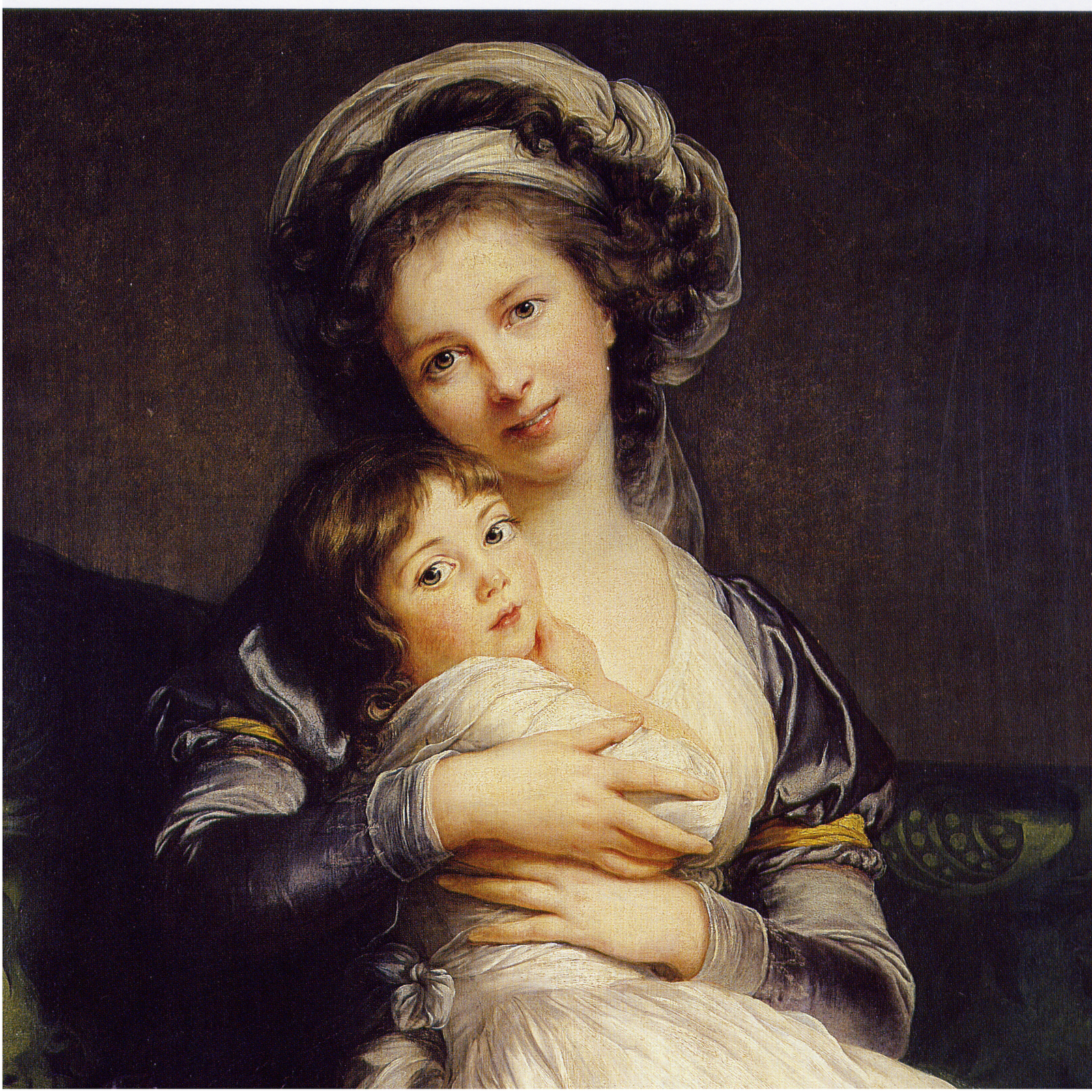 Self-portrait in a Turban with Julie