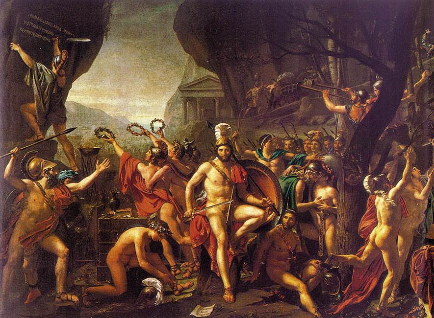 Léonidas aux Thermopyles