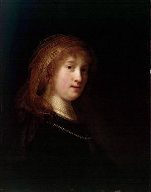 Portrait de Saskia, femme de Rembrandt