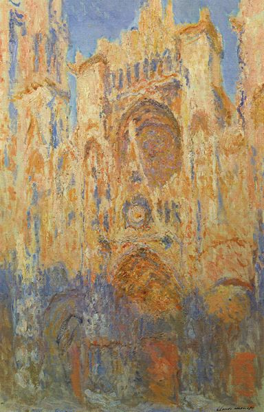 Cathédrale de Rouen - effet de soleil, fin de journée